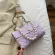 Soft Pu Leather Lattice Crossbody Bags For Women Oulder Mesger Bag Fe Luxury Beaded Handbags And Ses