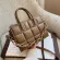 Lattice Square Tote Bag New Hi-Quity Pu Leather Women's Designer Handbag Hi Capacity Oulder Mesger Bag