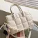 Lattice Square Tote Bag New Hi-Quity Pu Leather Women's Designer Handbag Hi Capacity Oulder Mesger Bag