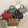 Lattice Square Tote Bag New Hi-Quity Pu Leather Women's Designer Handbag Hi Capacity Oulder Mesger Bag