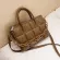 Lattice Square Tote Bag New Hi-Quity Pu Leather Women's Designer Handbag Hi Capacity Oulder Mesger Bag