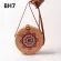 Flowers Tots Print Women Rattan Bags Crossbody Beach Vintage Oulder Bag Fe Straw Round Circle SG Bag Handbags B126