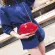 Women PT Leather Red Lips Clutch Bag Ladies Chain Oulder Bag Handbags Ning Bag Lips S SE