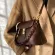 Weave Strap Bucet Bag Women's Oulder Bag Pu Leather Women's Designer Handbag Solid Cr Crossbody Bags for Women 202