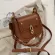New Trendy Loc Saddle Handbag Designer Retro Brown Oulder Bag Woman Rivet Cell Phone Se Sml Cross Body Bag