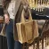Lambswool Tote Women Handbag Wide Strap H Oulder Bag Luxury F Fur Pu Leather Crossbody Bag Large Capacity Se
