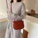 PU Solid Cr Women Oulder Bag SML New Daily Wild Dating NG Ladies Crossbody Bag Brown Girl Mesger Bag