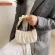 HF Moon Handbags Soft Leather Cloud Bag Women Little Bag Chains Ruched Oulder Crossbody Bags SML Cute Side Bag SAC