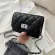 European New Women's Bag Hi Quity Mmer Wild Oulder Bag Mesger Bag White Gold Chain Diamond Bag