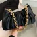 New Luxury Gold Chain Bag for Women Winter Armpit Bag Lady Oulder Crossbody Handbag Fe Travel Hand Bag SE