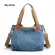 Women Canvas Bags 14 CRS VINTAGE SOLID Fe Large Capacity Big Tote Handbag Ladies CA OULDER BAGS for Women