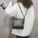 Yuhua New Women Handbags Orean Version Oulder Bag Diamond Lattice Bucet Bag Woman Mesger Bag.
