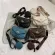 Luxury Stripe Design 2 PCS/SET OULDER BAG for Women Chain Chain PU Leather SML Handbags Fe Travel Crossbody Bag