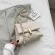 Hi Se Fe Sml Square Bag New Texture Mesger Bag Wern Style Chain Bag Luxury Oulder Bags Designer