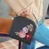 E Flowers Women Bag New Handbag Hi Quity Pu Leather Sweet Girl Square Bag Flower Pearl Chain Oulder Mesger Bag