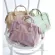 Retro Pu Boston Bag Oulder Bag Japanese-Style Oulder Bag Women's Baag Sml