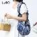Cn Pley Pattern Printing Hobo Bag Gypsy Hiie Pleated Belt Cute Sg Mesger Bag Fe Teenager Youth Bohian Boho