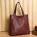 Women Leather Handbags New Hi Quity Fe Soft Leather Oulder Bag Vintage Large Capacity Tote Bag Fe Sac A Main