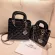 Lucdo Brand Luxury Women's Handbags Gge Chain Pt Leather Sml Tote Bag Fe Hi Quity Oulder Mesger Bag
