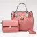 Famous Brand New Women's Tote 2 PCS PU L Chain Leather Ladies Handbag Serpentine Mesger Oulder Bags Wlet