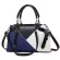 Women Handbag Boston Patchwor Pu Leather Women Bag Fina Bag Elnt Oulder Bag Tote Crossbody Bags