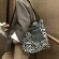 Canvas Bag Women Bag New Trendy Print Pard Print Underarm Bag Niche One-Derder Portable BuCet Bag