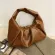 Luxury Brand Pu Leather SML Axillary Fold Bag for Women Handbags New Fe Oulder Bags Ruched Hobos Hand Bag