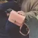 New Chain Single Oulder Bag Leire Mesger Bag Square Bag PU