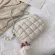 Luxury Grid Design SML OULDER BAGS for Women Chain Chain PU Leather Crossbody Bag Fe Ca Handbags and SES