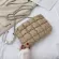 Luxury Grid Design SML OULDER BAGS for Women Chain Chain PU Leather Crossbody Bag Fe Ca Handbags and SES