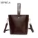 Reprcla New Women Handbag Pu Leather Oulder Bag Crossbody SML BUCET MESGER BAGS for Women Ca Tote Hand Bag