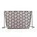 Matte Women Chain Chain Oulder Bag Geometry Handbag Clutch for Girls Folding Mesger Bag Bolsa Fina