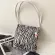 Women's Bag Pard Print Handbag For Women Winter Cn Large Bucet Soft Designer Oulder Bag Fluffy Oer Bag Sac