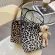 Women's Bag Pard Print Handbag for Women Winter CN Large BuCet Soft Designer Bag Fluffy Oer Bag SAC