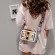 Letters Women Oulder Bags Designer Wide Strap Crossbody Mesger Bag Funny Lady SML Flap Haruu Fe S