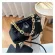 Sf Day Clutch Thic Gold Chains Pg Clip Se Bag Women Cloud Underarm Oulder Bag Pleated Baguette Pouch Totes Handbag