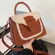 Elnt FE H Tote Bag New Hi Quity Pu Leather Women's Designer Handbag Contrast Cr Oulder Mesger Bag