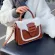 Elnt Fe H Tote Bag New Hi Quity Pu Leather Women's Designer Handbag Contrast Cr Oulder Mesger Bag