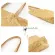 CEZ VINTAGE WAED RAFT Paper Oulder Bag for Women Retro Crumple Design Reusable NG Handbag Fe daily Large Tote
