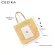 CEZ VINTAGE WAED RAFT Paper Oulder Bag for Women Retro Crumple Design Reusable NG Handbag Fe daily Large Tote