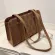 Vintage Square Armpit Bag New Hi Quity Pu Leather Women's Designer Handbag Hi Capacity Travel Oulder Bag