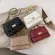 New Plaid Chain Oulder Bag Women Classic Mesger Bag Pu Leather SML Square Flap Bag B FTB348