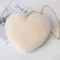 Women's Heart SD Handbags Cute Awaii F Fur Crossbody Bags Wlet SE H Chain Oulder Bag Lady Handbag