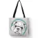 Creative Bulldog Terrier Print Tote Bag Women Handbags Eco En Ng Bags With Customized Print Traveg Sol Bags
