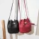 Women's Bag New Lychee-Print BuCet Bag One-Derder Bag Mini Bag Oblique Cross Bag Girl
