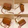 PU Leather Oulder Bag Women SML Flap Pac Crossbody Handbags Hi Quity Handle Tote Hasp Mesger Bags