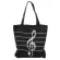 1pcwomen Girl Ca Canvas Music Notes Handbag Sol Satchel Tote Ng Bag Ca Tote Oulder Bags