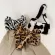 Pard Print Women Sml Oulder Bag H Soft Fluffy Ladies Baguette Se Handbags Vintage Fe Underarm Bags