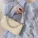 Women Chain Armpit Handhags Pu Leather Fe Sml Oulder Bags Vintage Ladies Baguette Clutch Se Mini Tote Bag