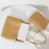 2 PCS Women Pu Leather Oulder Mesger Bag Tote Se Handbag Crossbody SATCHEL